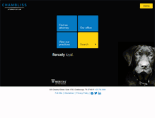 Tablet Screenshot of chamblisslaw.com